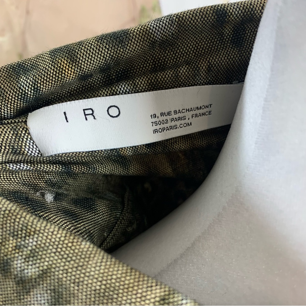 NEW IRO Empathy Leopard Oversized Jean Jacket - Picture 8 of 13